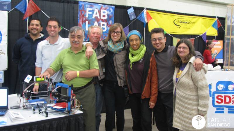 Fab Lab San Diego Team. Credit: Carol Willing